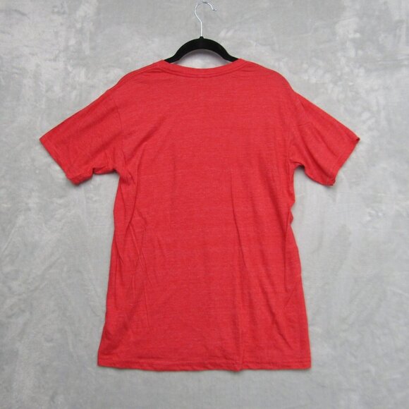 Men's Red Heather LRG 20 Stack Logo Graphic Tee T-Shirt Small Short Sleeve - Picture 7 of 8